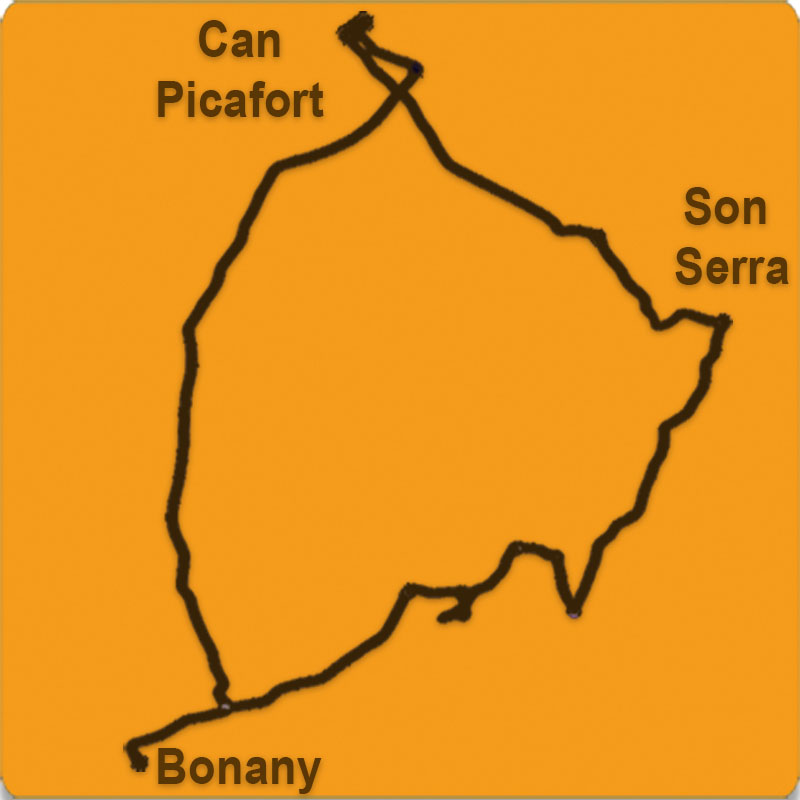 Bild Zeigt Buggy4fun CanPicafort Streckenverlauf Tour2 2026